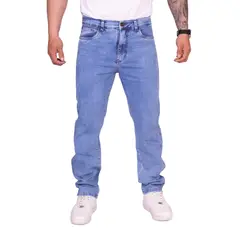 APACHE - Pantalón de Caballero Slim Color Celeste Marca modelo Benjamin