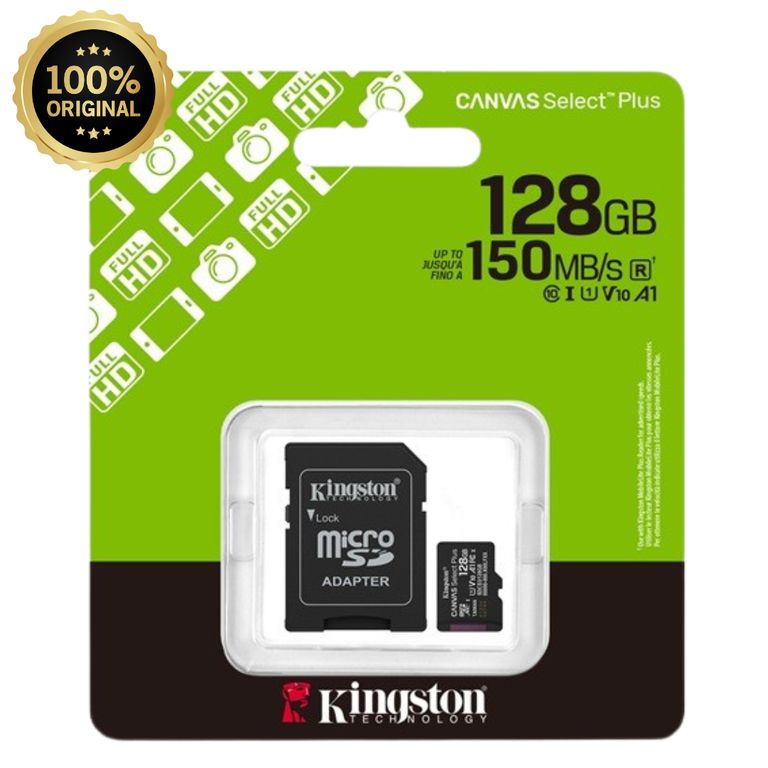 MICRO SD 128GB 150MB/S CLASE 10 UHS-1 CANVAS SELEC PLUS