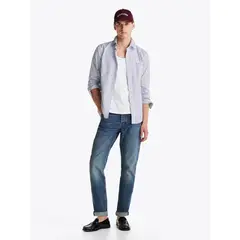TOMMY HILFIGER - CAMISA FLEX POPLIN CLASSIC STP RF SHI TH