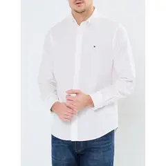TOMMY HILFIGER - CAMISA CORE FLEX POPLIN SOLID RF SHIR TH