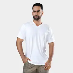 PAPIROS DENIM - Polos Básico Hombre Cuello V