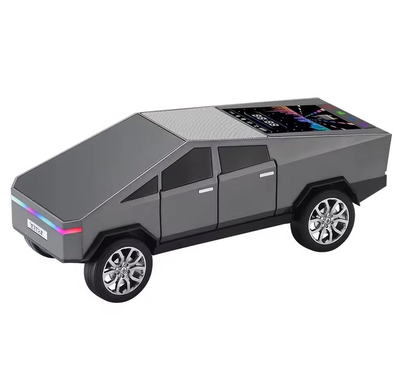 Parlante Inalámbrico Blutooth Con Forma De Camioneta Pantalla Led Radio FM
