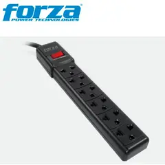 FORZA - Supresor de Picos 220V - - 6 tomas (PS-001B)