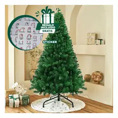 GENERICO - Árbol Pino Artificial 180 Metros de Gran Volumen y Lujo Verde Y+Regalo Sticker