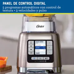 OSTER - Licuadora BLSTTDGNBG 2Lts Xpert Tecnología Active Sense con Blend-N-Go