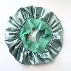 SANTOS RIZOS - Gorro de Satín AntiFrizz para dormir y cuidar definición