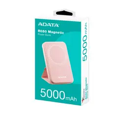 ADATA - Batería externa portátil PR050 5000 mAh magnética rosa