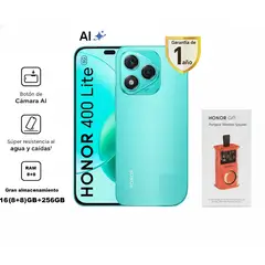 HONOR - 400 LITE 5G VERDE 8RAM 256GB REGISTRADO + PORTABLE WIRELESS SPEAKER