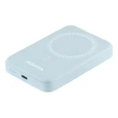 ADATA - Batería externa 5000 mAh magnética azul - Carga rápida