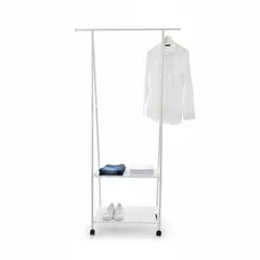 GENERICO - Perchero Triangular Metálico con Ruedas