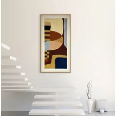 GENERICO - Cuadro Abstracto hecho a mano 103x53cm