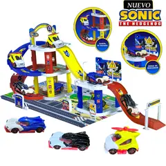 SONIC - Juguete Set de Pista Estacionamiento de 5708A
