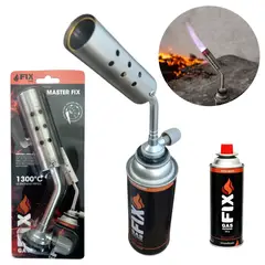 FIX - KIT Mini Soplete Portátil para Cocina Camping ferreteria mas Gas Butano