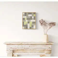 GENERICO - Cuadro Abstracto hecho a mano 37x29cm