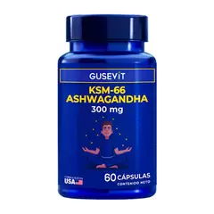 GUSEVIT - Ashwagandha KSM-66 60 Cápsulas Sin sabor