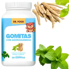 GENERICO - Gomitas Masticables Sabor Menta con Ashwagandha 60 gomitas