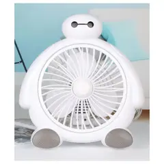 GENERICO - Ventilador para Escritorio Portatil 10pulg BayMax Blanco