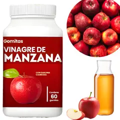 GENERICO - Gomitas Masticables Sabor Vinagre de Manzana con Garcinia Cambogia 60 gomitas