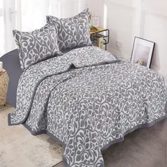 MINGDA - Set de Cobertor verano 2pz de 5 piezas+ Juego de sabanas + fundas 100% Calidad