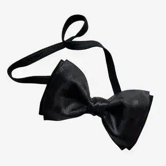 KAST PE - Corbata Michi Clásica para niños con elástico Negro