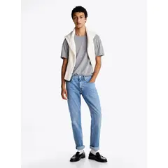 TOMMY HILFIGER - CAMISETA ESSENTIAL REG FIT HEATHER TEE