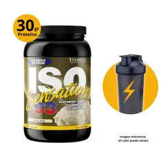 ULTIMATE NUTRITION - ISO SENSATION 2 LB VAINILLA - + SHAKER - PROTEINA ISOLATADA