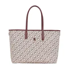 TOMMY HILFIGER - CARTERA TH MONOPLAY LEATHER TOTE