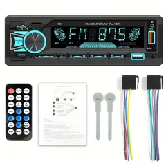 GENERICO - AUTORADIO BLUETOOTH CON LUCES RGB