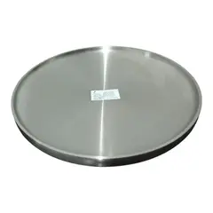 WELL BEING - Set de 4 Platos 21 cm de diametro de acero inoxidable 304