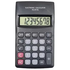 GENERICO - Calculadora Bossney HL-815L Electrónica Color Negro