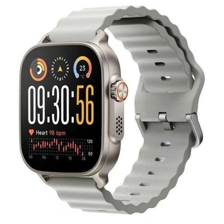 Watch 5 Bluetooth GPS NFC AMOLED Plata Resistencia Agua IP68 SpO2 Pulsómetro