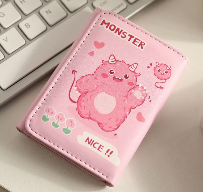 BINDER MONSTER ROSADO PARA 20 PHOTOCARDS