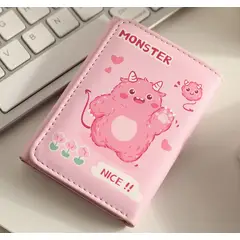 GENERICO - BINDER MONSTER ROSADO PARA 20 PHOTOCARDS