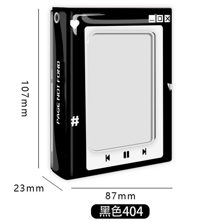 BINDER MUSICA NEGRO BROCHE