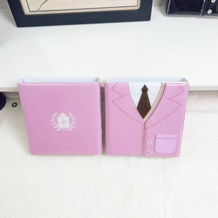 MINI BINDER ANILLADO TRAJE ROSA