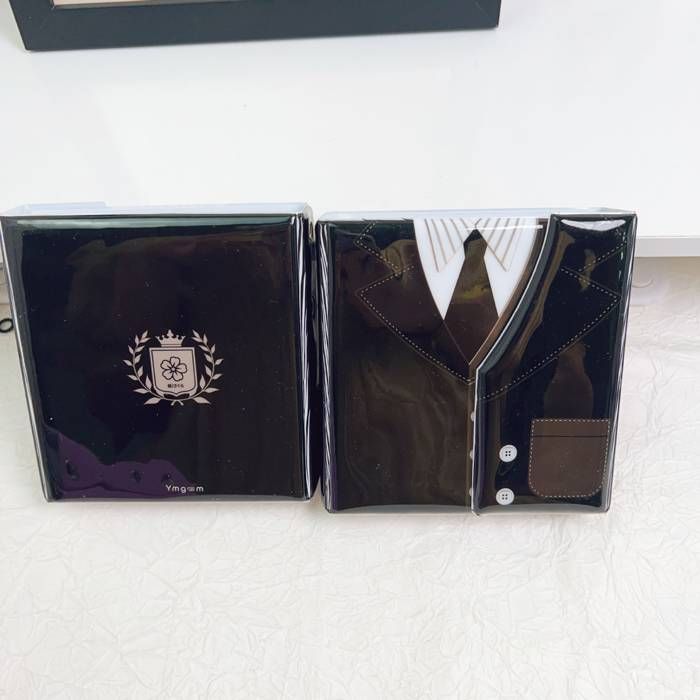 MINI BINDER ANILLADO TRAJE NEGRO