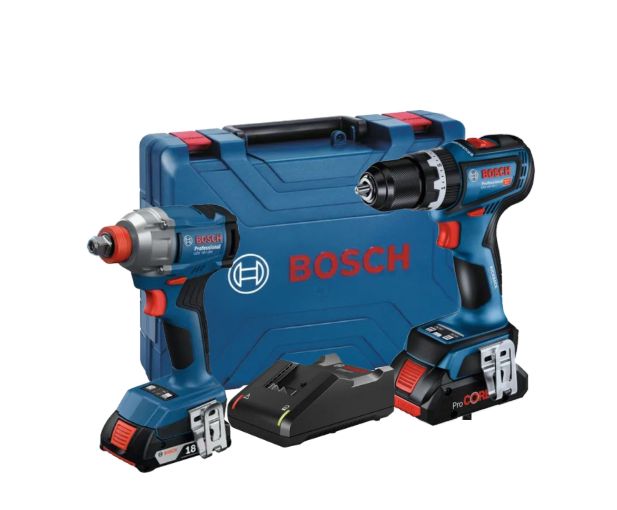 Taladro percutor GSB 18V-90 + Llave de impacto GDX 18V-285