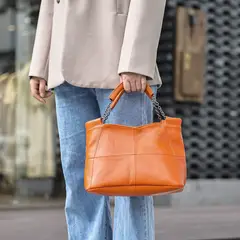 ARMUZ - Cartera de Cuero Vacuno 7611 Para Dama