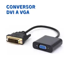 GENERICO - Adaptador Convertidor DVI a VGA para monitores