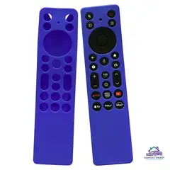 GENERICO - Funda Azul De Silicona Flexible Para Control Tcl Smart Tv Moderno 2025