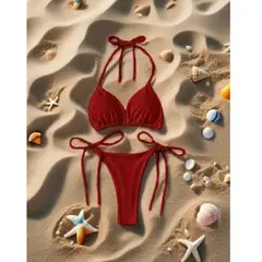 GENERICO - SEXY CONJUNTO DE BIKINI CON FORRO INTERNO Y COPA