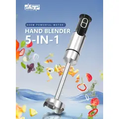 Dsp - LICUADORA DE INMERSION 5 EN1 DE 1000W/DSP