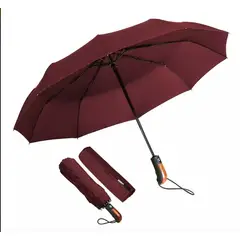 GENERICO - Paragua Sombrilla de Cartera Plegable Doble Forro