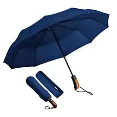 GENERICO - Paragua Sombrilla de Cartera Plegable Doble Forro