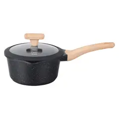 VALESKA - Cacerola de Roca Volcánica VL-SPA18 Negra