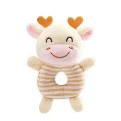 GENERICO - Sonaja de felpa Anillo para estimulación - Jirafa