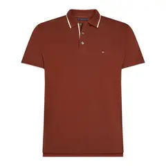 TOMMY HILFIGER - POLO MERCERISED UNDERCOLLAR REG POL TH