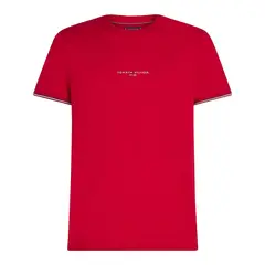 TOMMY HILFIGER - CAMISETA TOMMY LOGO TIPPED TEE TH