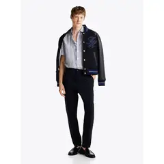 TOMMY HILFIGER - CAMISA PIGMENT DYE LINEN STP S/S SHIR TH