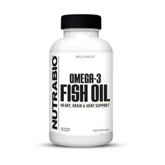 NUTRABIO - Aceite de pescado - Fish Oil Omega 3 - 400 cápsulas